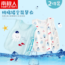 Antarctic baby vest summer thin baby pipa clothes children belly vest cotton coat boys summer clothes