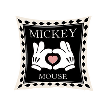 Mickey ins living room sofa pillow for girls to sleep in autumn and winter cartoon Mickey Mouse office waist pillow