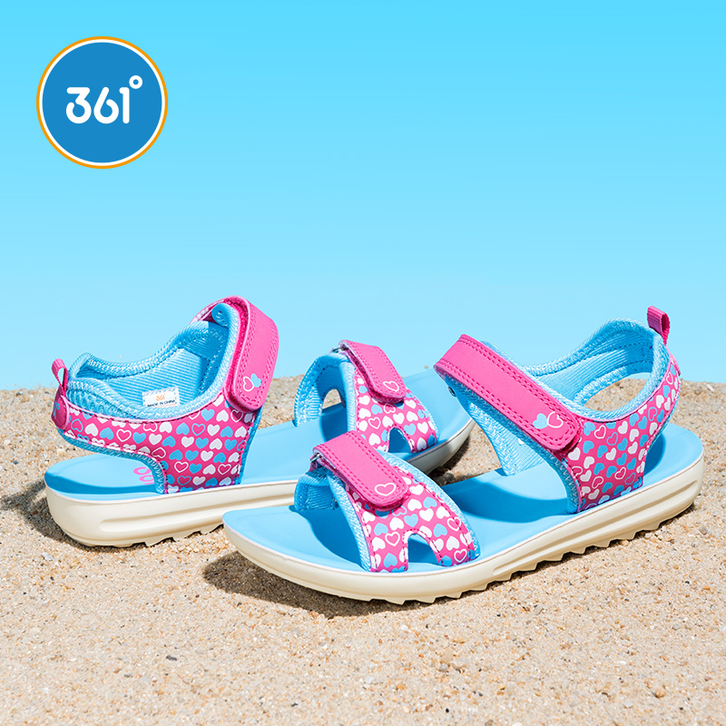 361度 女童凉鞋 沙滩鞋 天猫优惠券折后￥49包邮（￥89-40）34~38码3色可选