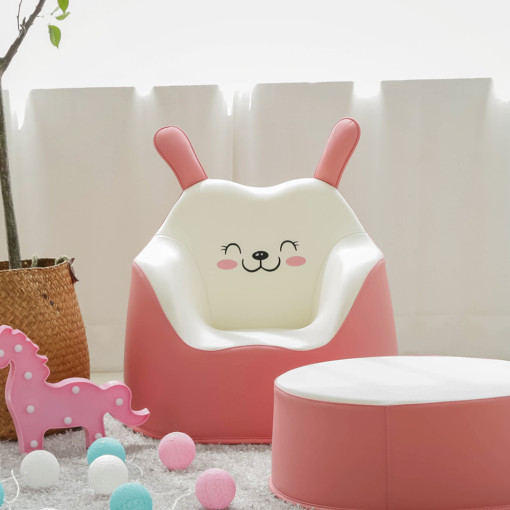 South Korea Imported Children Sofa PU Sponge Small Chair Small Sofa Baby Chair Baby Single School Seat Cartoon