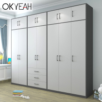 Wardrobe Modern minimalist bedroom wardrobe assembly cabinet custom home big hanging wardrobe combination Nordic lockers