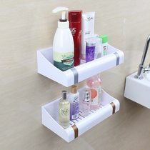 Hole-free bathroom toilet shelf Suction wall-mounted toilet toilet cosmetics storage rack