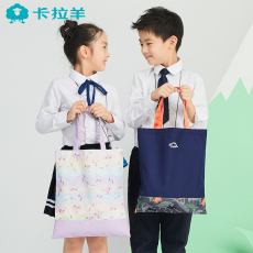 Сумка для документов 卡拉羊儿童小学生补习手提袋男女生文件袋拎包时尚轻便美术袋印花