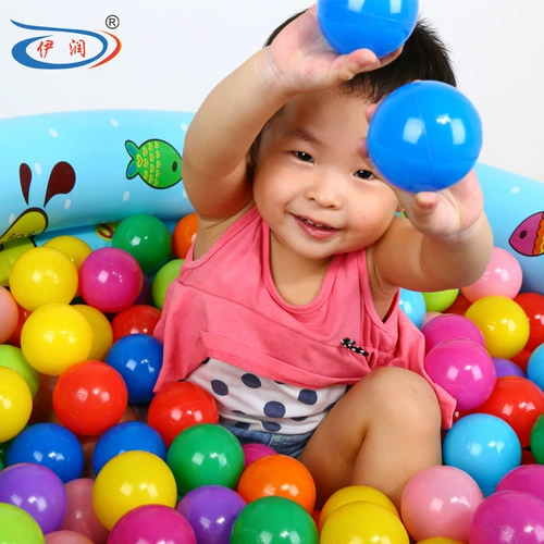 伊润 Морская пластиковая красочная игрушка для младенца, 10 цветов, увеличенная толщина