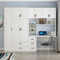 Study bookcase childrens computer desk desk bookshelf student writing desk bedroom two-door wardrobe integrated three doors