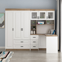 Corner bookcase computer desk childrens desk conjoined wardrobe bookshelf learning table integrated locker table