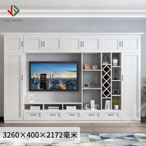 Modern minimalist wine cabinet display cabinet Nordic TV cabinet audio cabinet locker living room TV cabinet can be customized