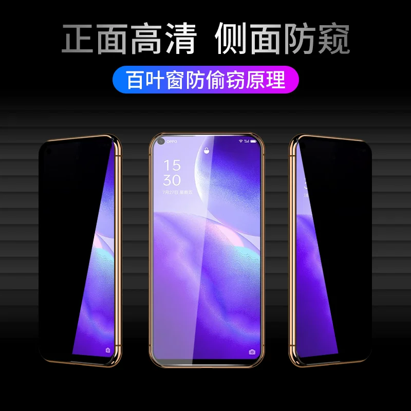 Подходит для opporeno5 закалённое стекло анти-глянк Reno5k защитная плёнка для мобильного телефона полной защитой экрана без белых краёв opporeon антиглянк анти-удар защитная плёнка 0pp0reon
