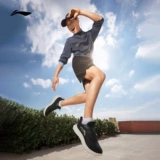 Li Ning, летняя амортизирующая дышащая спортивная спортивная обувь, мягкая подошва