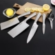 Нож из нержавеющей стали, комплект, 5 шт