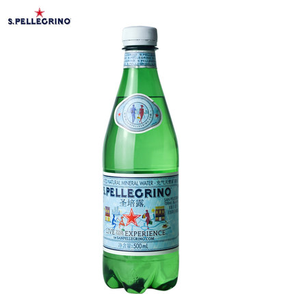 圣培露气泡水塑料瓶500ml*24瓶整箱意大利苏