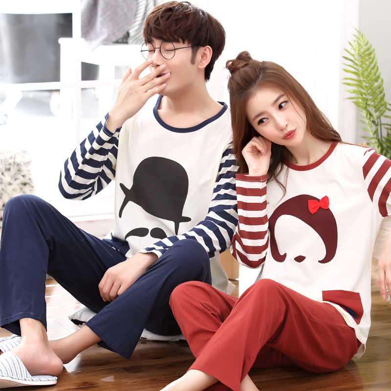 Pyjama mixte en Coton à manches longues - Ref 3006011 Image 1