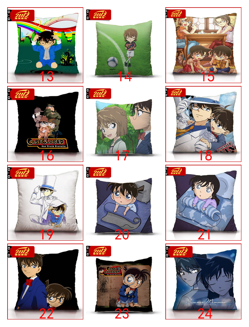 Detective Conan Kudo mới gối tùy chỉnh diy xung quanh một Lan Jide Haibara món quà sinh nhật đệm nhỏ - Trở lại đệm / Bolsters gối đệm lưng