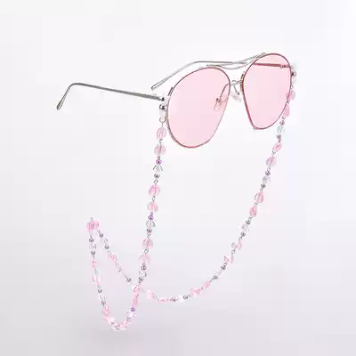 Retro lolita court glasses chain hanging neck sunglasses eye chain lanyard female fashion hipster
