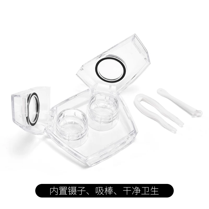 Invisible glasses, box, банка для хранения, двойная система хранения, стиль высокого качества