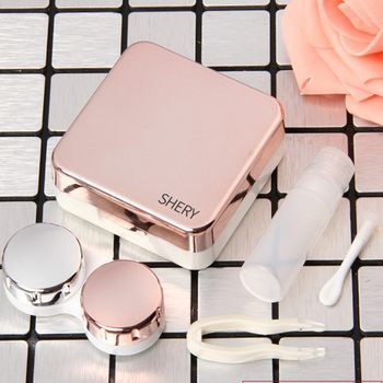 Contact lens care box beauty contact lens portable and advanced feeling