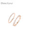 여성용 Dodogogo Joint Ring Light Luxury Niche Design Set Index Finger Ring Internet Internet Fashion Personality Circle Ring