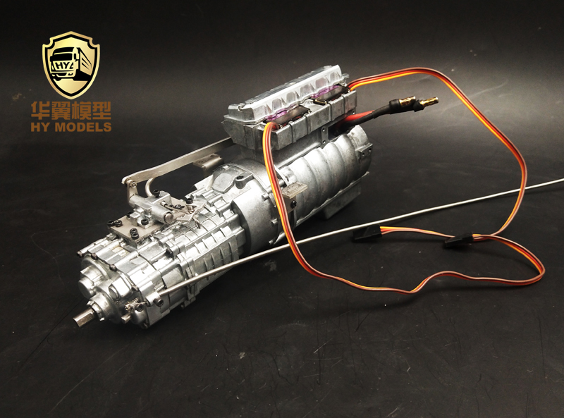 Huayi Model 1/14 Engineering Vehicle Truck Dump Truck Tractor Model Transmission Gearbox Huayi Model 1/14 Engineering Vehicle Truck Dump Truck Tractor Model Transmission Gearbox