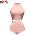 Hhnt bạn gái mới bơi đồ bơi nữ bảo thủ chia áo tắm che bụng thon gọn châu Âu và Mỹ áo tắm gợi cảm bikini - Bộ đồ bơi hai mảnh đồ bơi nữ 2 mảnh kín đáo Bộ đồ bơi hai mảnh