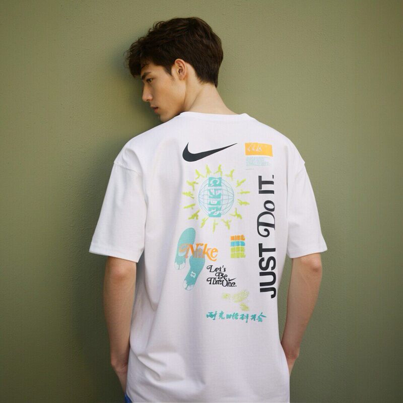 Nike Nike Running Short-Sleeved Authentic Sports T-Shirt Men's Breathable Top Summer New Loose Half-Sleeve