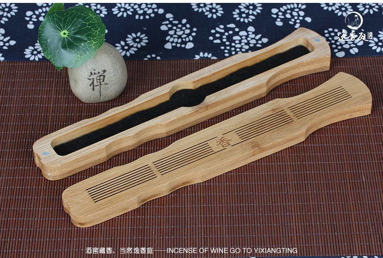 nhang khuynh diệp Yi Xiang Ting Tre đốt nhang trầm hương gỗ trầm hương hương tre gỗ đàn hương lò tre tự nhiên gỗ nhang hộp nhang - Sản phẩm hương liệu vong tram huong