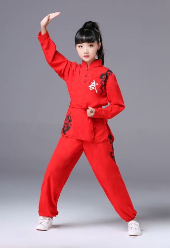 Boys Martial arts Kungfu & Tai-Chi Uniforms for Girls Children martial arts performance clothing children training clothes boys martial arts clothes Chinese martial arts clothes girls