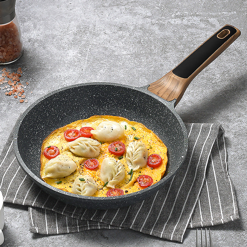 Maifan Stone Pan Non-stick Pan Steak Frying Pan Omelette Household Small Induction Cooker Dedicated Multifunctional Breakfast Pan