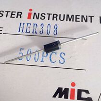 MIC new HER308 fast recovery rectifier diode high power 3A 1000V