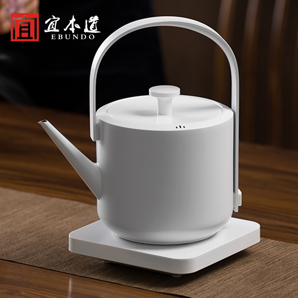 Small tea-making machine Tie-beam pot quick cooking pot with hand bubble domestic stainless steel teapot mini-teapot boiling water tea maker