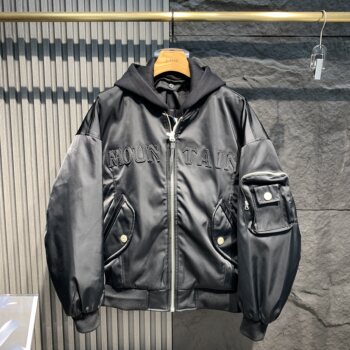 90 white duck down heavy down jacket men's baseball jacket winter workwear thickened aviator hooded top jacket