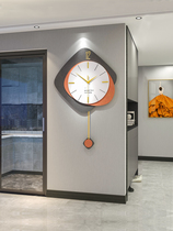 Clock and clock living room simple modern home fashion personality creative art hanging watch light luxury decoration clock Wall