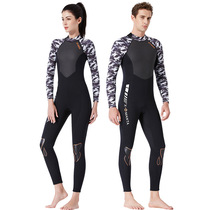 1 5mm Wetsuit Lovers Korean Version industry Anti-cold and warm thickened Wet Diving Suit Mens Professional Diving Suit