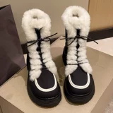 Martens, демисезонные утепленные короткие сапоги на платформе, ботинки, изысканный стиль