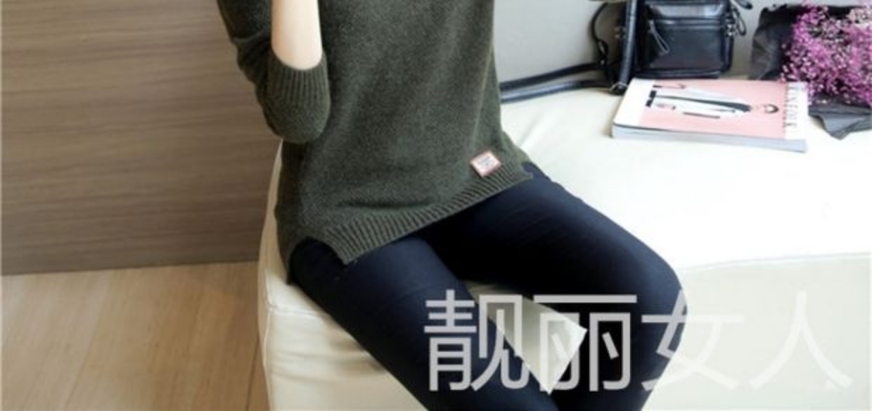 Áo len nữ mùa thu đông 2018 phiên bản Hàn Quốc mới của áo len dài tay mặc hoang dã áo sơ mi ngắn họa tiết thủy triều áo len nữ shopee