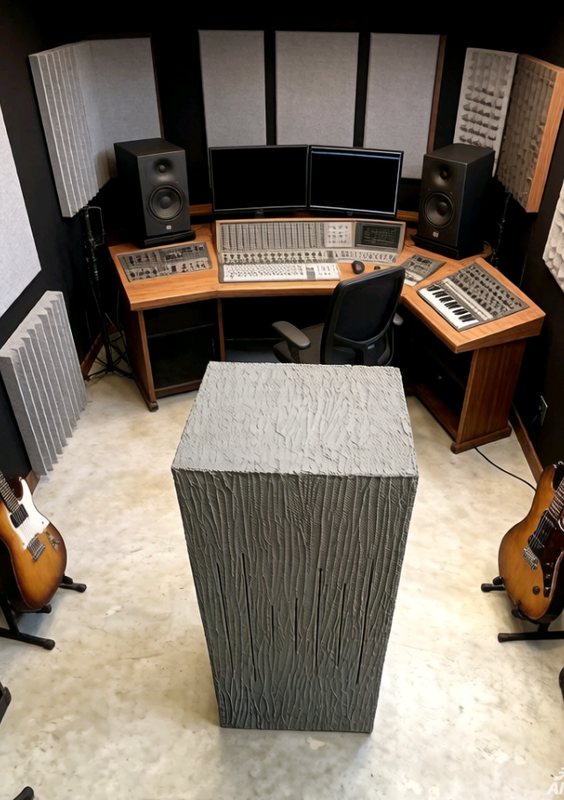 Helmholtz Resonator Low-Frequency Trap Sound-Absorbing Panel Acoustic Design Space Absorption Standing Wave Large Texture Diffusion Surface