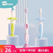 Iskar childrens toothbrush 1-2 years old baby teeth Baby toothbrush Oral cleaner Tooth protection