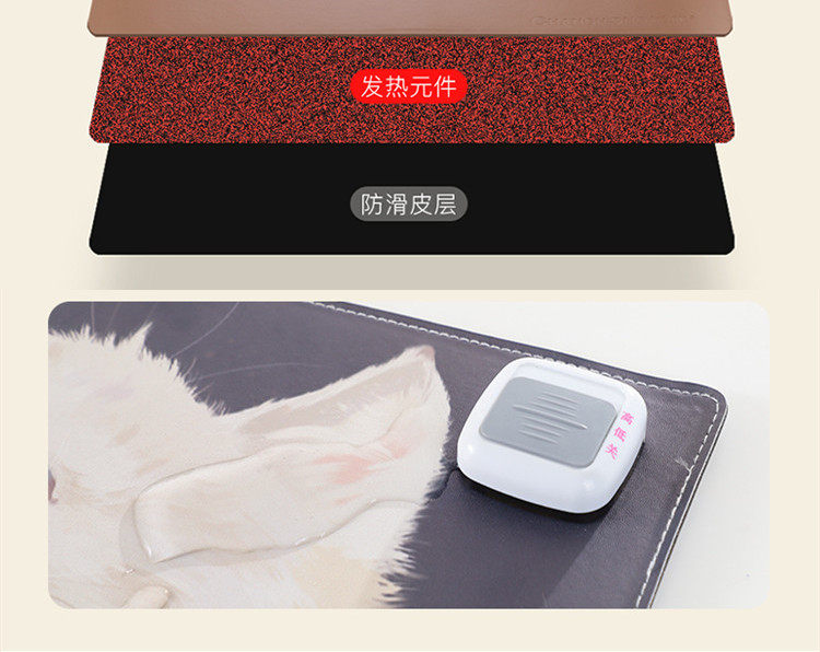 Теплый настольный коврик Теплый стол коврик грелку коврик для мыши планшетный ПК грелка электрогрелка для студентов и офисных электрическое отопление площадку стол