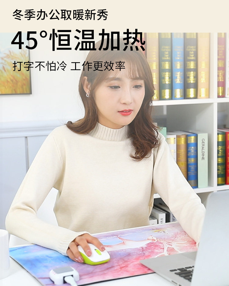 Теплый настольный коврик Теплый стол коврик грелку коврик для мыши планшетный ПК грелка электрогрелка для студентов и офисных электрическое отопление площадку стол