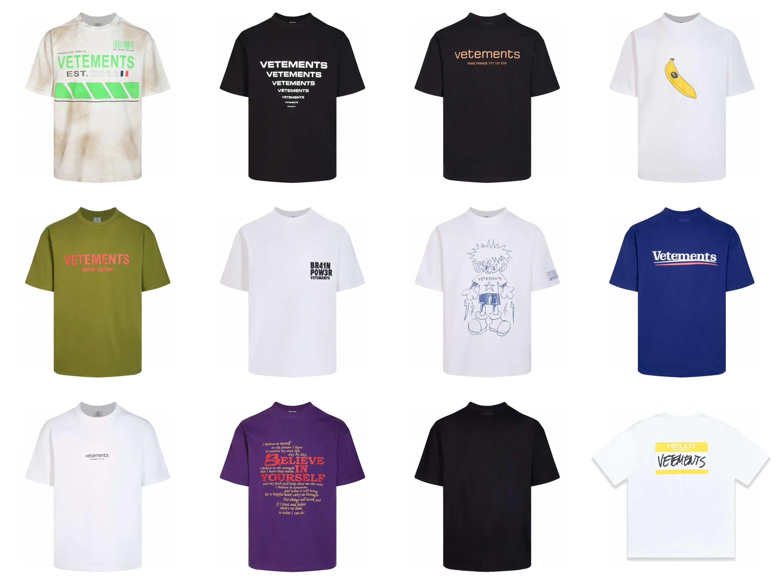 Vetements/Wei Meng 24SS новая модель с подписью Hello, печать вода стирка свободный американский сетевой красный короткий рукав Tee