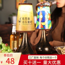 led touch charging custom bar lamp Music restaurant clean Bar Tavern creative decoration night light table lamp