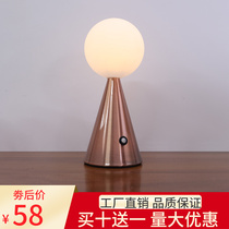 Led charging bar table lamp decoration table Restaurant small night light Tabletop Atmosphere Light Table Light ATMOSPHERE LIGHT