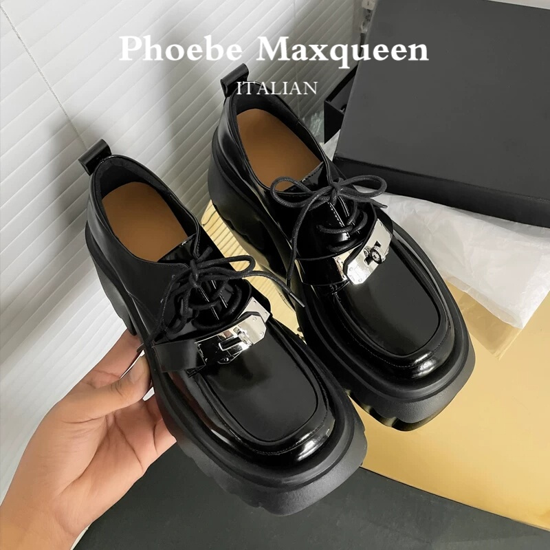 Italian Maxqueen Platform Shoes for Women, Thick-Soled Waterproof Height-Increasing Loafers for Petite Individuals, Ultra-High Heel Shoes Italian Maxqueen Platform Shoes for Women, Thick-Soled Waterproof Height-Increasing Loafers for Petite Individuals, Ultra-High Heel Shoes
