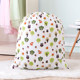 Storage bag for cotton quilts, thickened extra-large cotton and linen canvas, moving clothes, large drawstring cloth bag