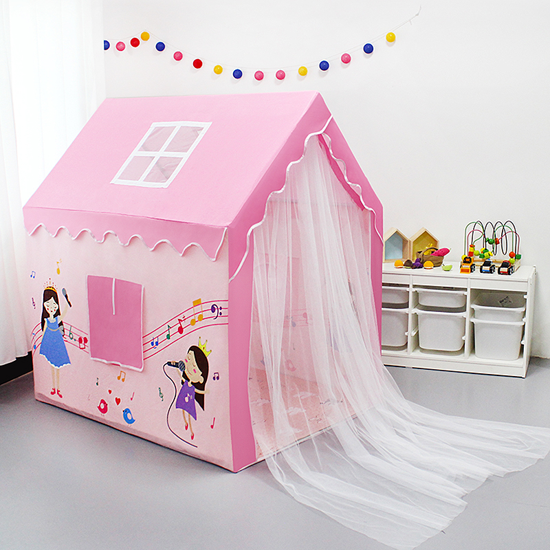 Children's tent Indoor game house Household baby boy and girl Princess Castle doll house Small house bed artifact