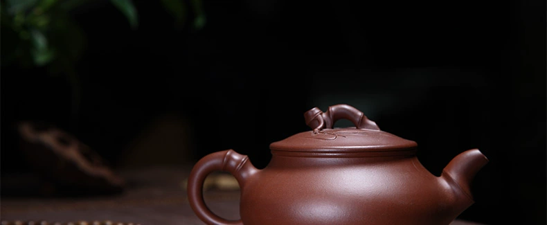 Nghi Hưng ban đầu khoáng đất sét tím ấm trà hoàn toàn được làm thủ công bằng tay ấm trà hộ gia đình kung fu trà Zhuxi Liuyi Han Zhun am tra tu sa ấm chén tử sa cao cấp
