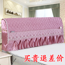 All-inclusive bedside cover Bedside cover dust cover 1 5m1 8m2m leather bed soft bag bedside backrest padded protective cover cover
