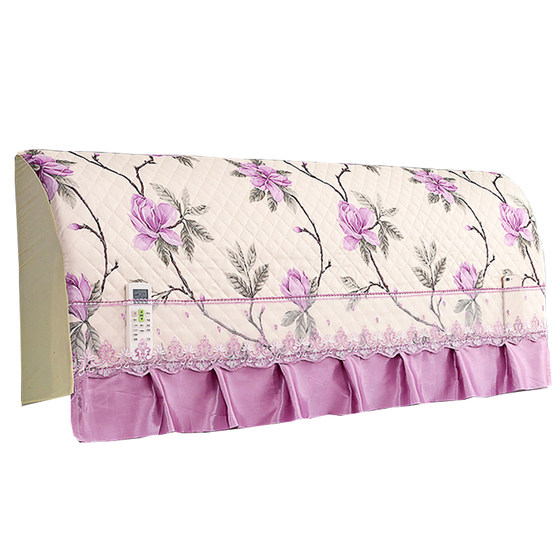 All-inclusive bedside cover bedside cover 1.5m1.8m2m simple quilted bedside protective cover solid wood bed back dust cover