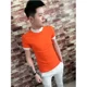 Anh chàng tinh thần xã hội tay ngắn tay đỏ nhanh tay với áo thun nam Slim áo sơ mi nửa tay ve áo 2018 áo thun nam tay ngắn có nón