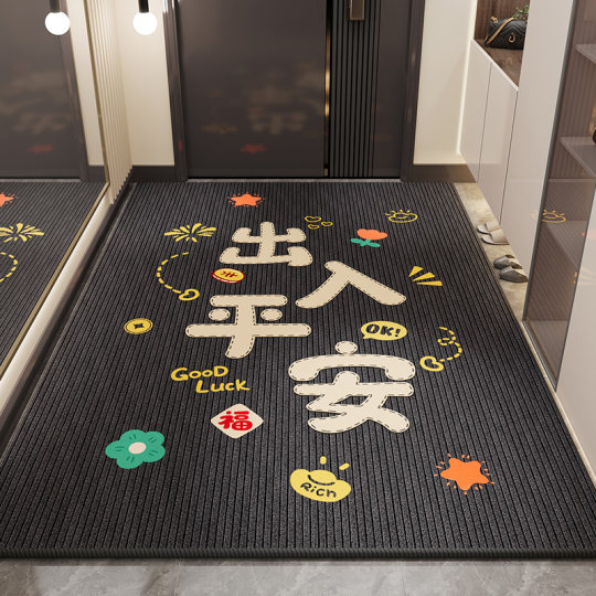 Entrance door floor mats and carpets