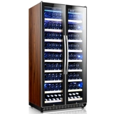 赛鑫 SRW-230DR Красное вино шкаф Smart Constant Deptrate Tempert Degry Wine Cabinet Double Door Integrated Red Wine Cabinet